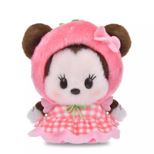 DISNEY | Disney Store Minnie Urupocha-chan Plush Toy Plush Doll 125×100×70mm (Fruit Strawberry)