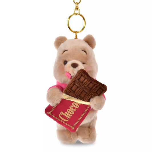Disney Store Japan | Winnie the Pooh Plush Keychain Bag Charm 160×83×72m (CHOCOLATE STYLE Valentine’s Day 2026)