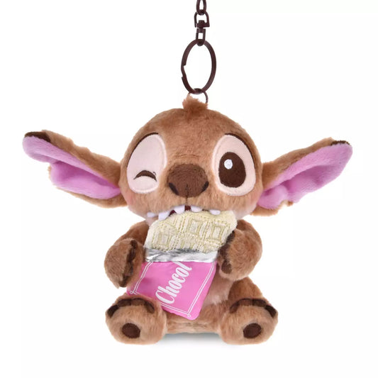 Disney Store Japan | Stitch Plush Keychain Bag Charm 120×165×95m (CHOCOLATE STYLE Valentine’s Day 2026)