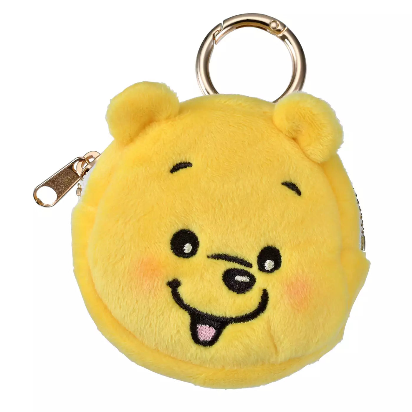 Disney | Face Keychain Coin Purse Illustrated By Lommy Winnie The Pooh 8.2×8.7×4Cm
