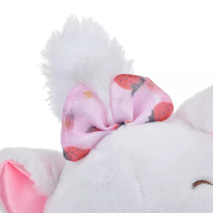 Disney | Japan Ichigo Strawberry Marie Cat Plush Doll Approx.27Cm 东京迪士尼 玛丽猫 毛绒玩偶公仔（草莓限定）