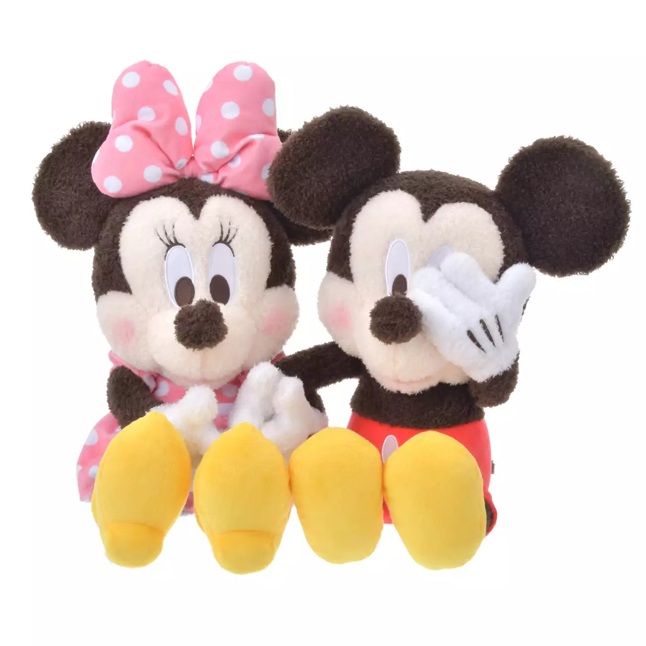 Disney | Fluffy Plush Doll Approx.32Cm (Hide And Seek?) 东京迪士尼 毛绒玩偶/公仔 手手有磁吸 卷毛腮红（躲猫猫/捉迷藏）