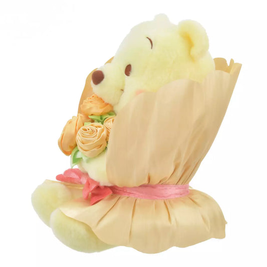 Disney｜Winnie The Pooh Plush Bouquet 2024版 22×20×21Cm 东京迪士尼 维尼小熊/噗噗 花束公仔/毛绒玩偶 毕业礼物/生日礼物 外层可拆