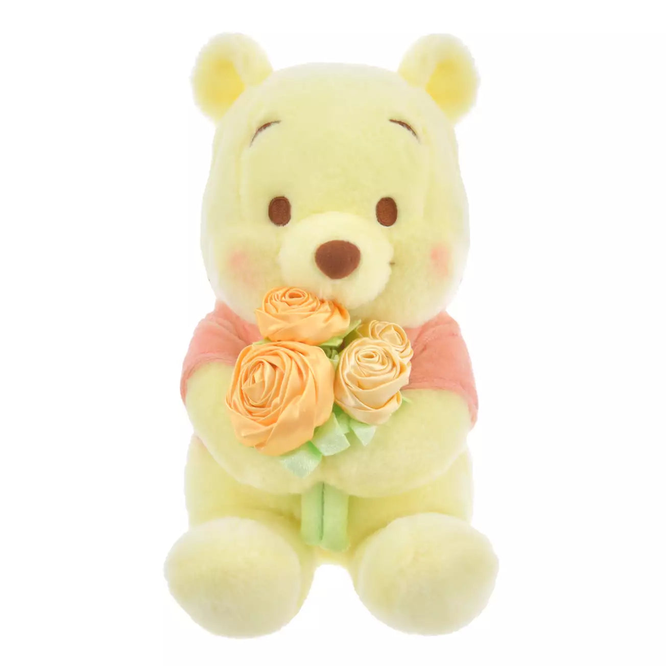 Disney｜Winnie The Pooh Plush Bouquet 2024版 22×20×21Cm 东京迪士尼 维尼小熊/噗噗 花束公仔/毛绒玩偶 毕业礼物/生日礼物 外层可拆