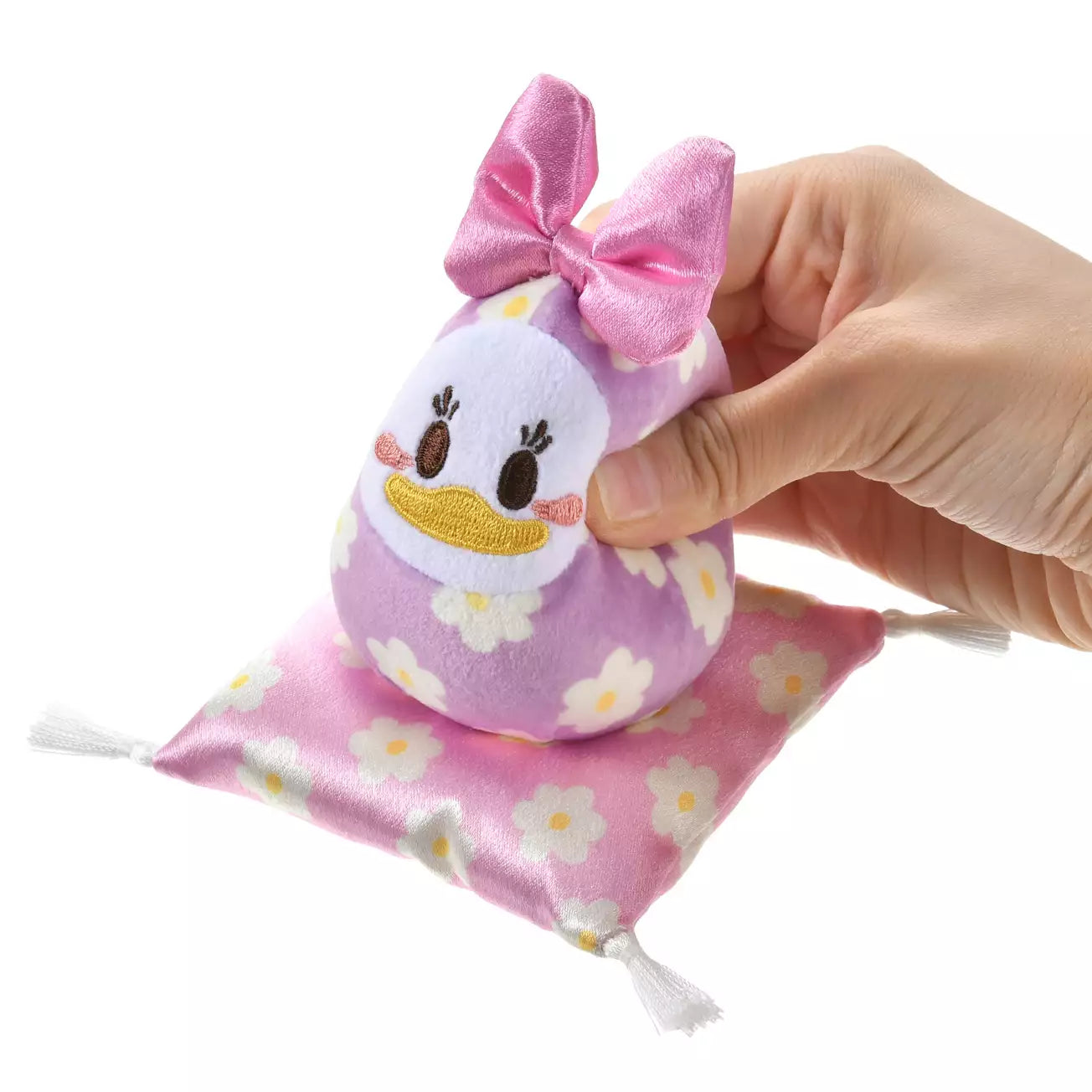 Disney | Tokyodisneystore Donald & Daisy Duck Plush Doll H9.5×W9×D9Cm (New Year 2025 - Daruma)