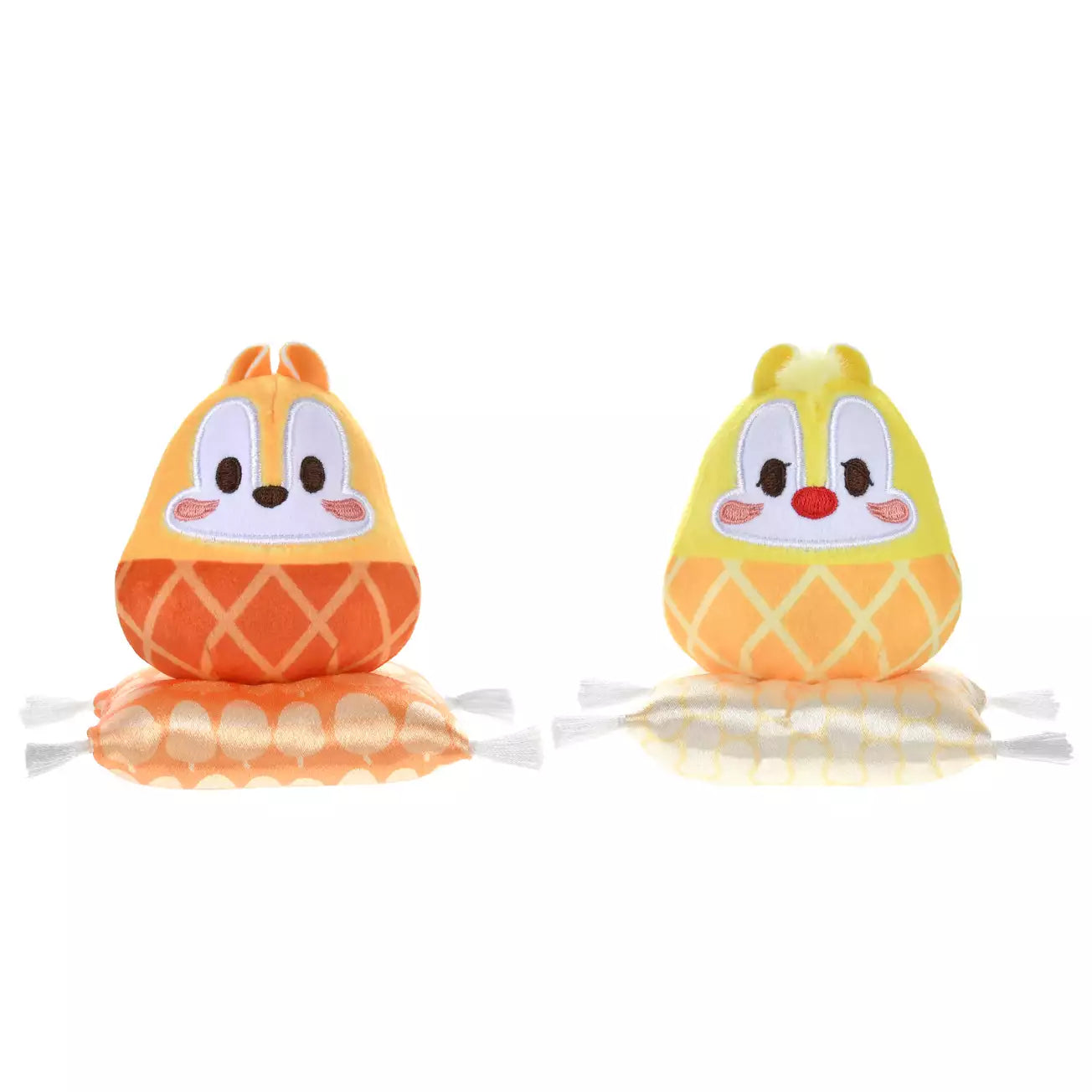Disney | Tokyodisneystore Chip & Dale Plush Doll H9.5×W9×D9Cm (New Year 2025 - Daruma)