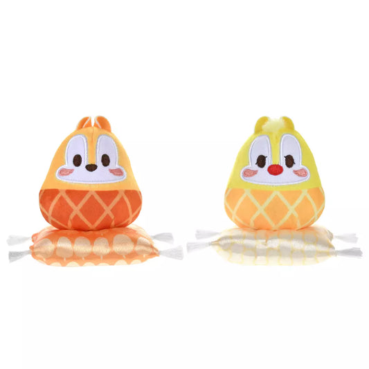 Disney | Tokyodisneystore Chip & Dale Plush Doll H9.5×W9×D9Cm (New Year 2025 - Daruma)