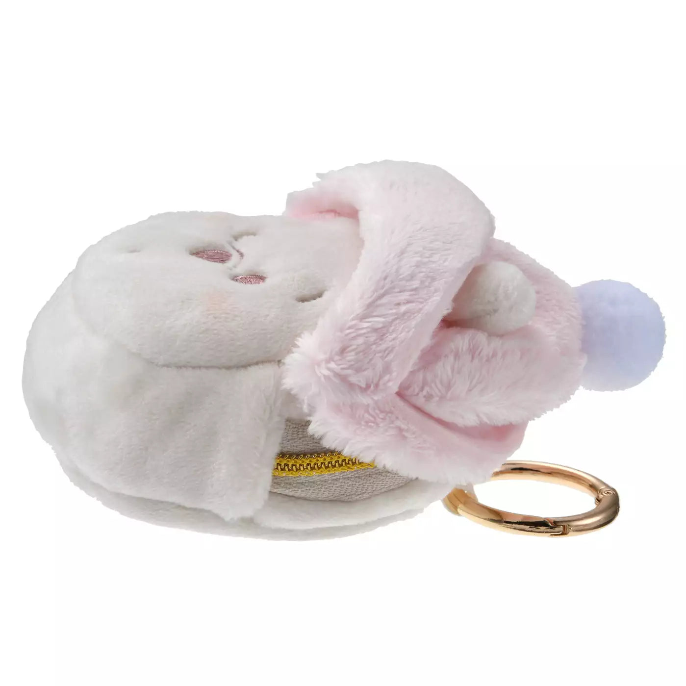 Disney | Winnie The Pooh And Friends Pouch With Carabiner Keychain 11.5×8.5×6Cm (Fruit Latte