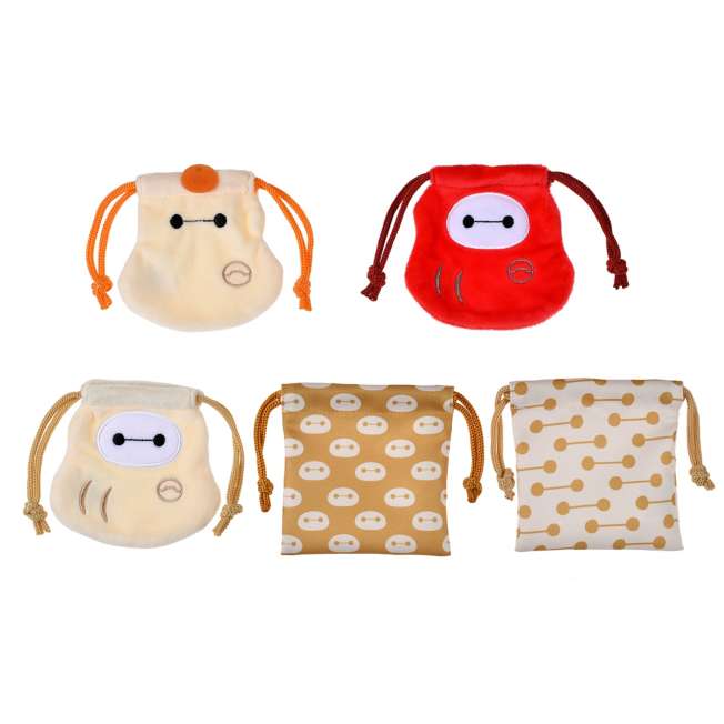 Disney | Tokyodisneystore Baymax Secret Drawstring Bag 13×13.5×1Cm (New Year 2025)