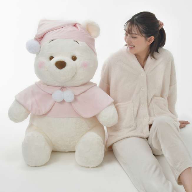 Disney | White Pooh X Winnie The Fruit Latte Color Plush Doll 75Cm