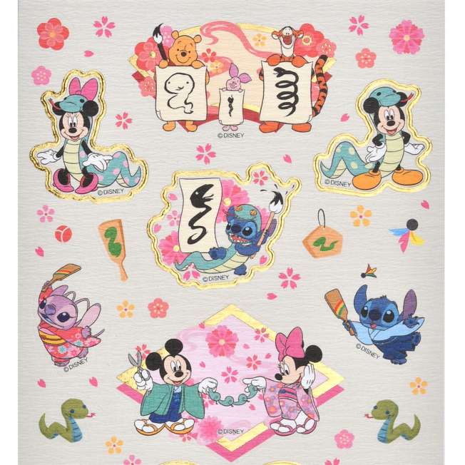 Disney | Tokyodisneystore Sticker Collection New Year 2025