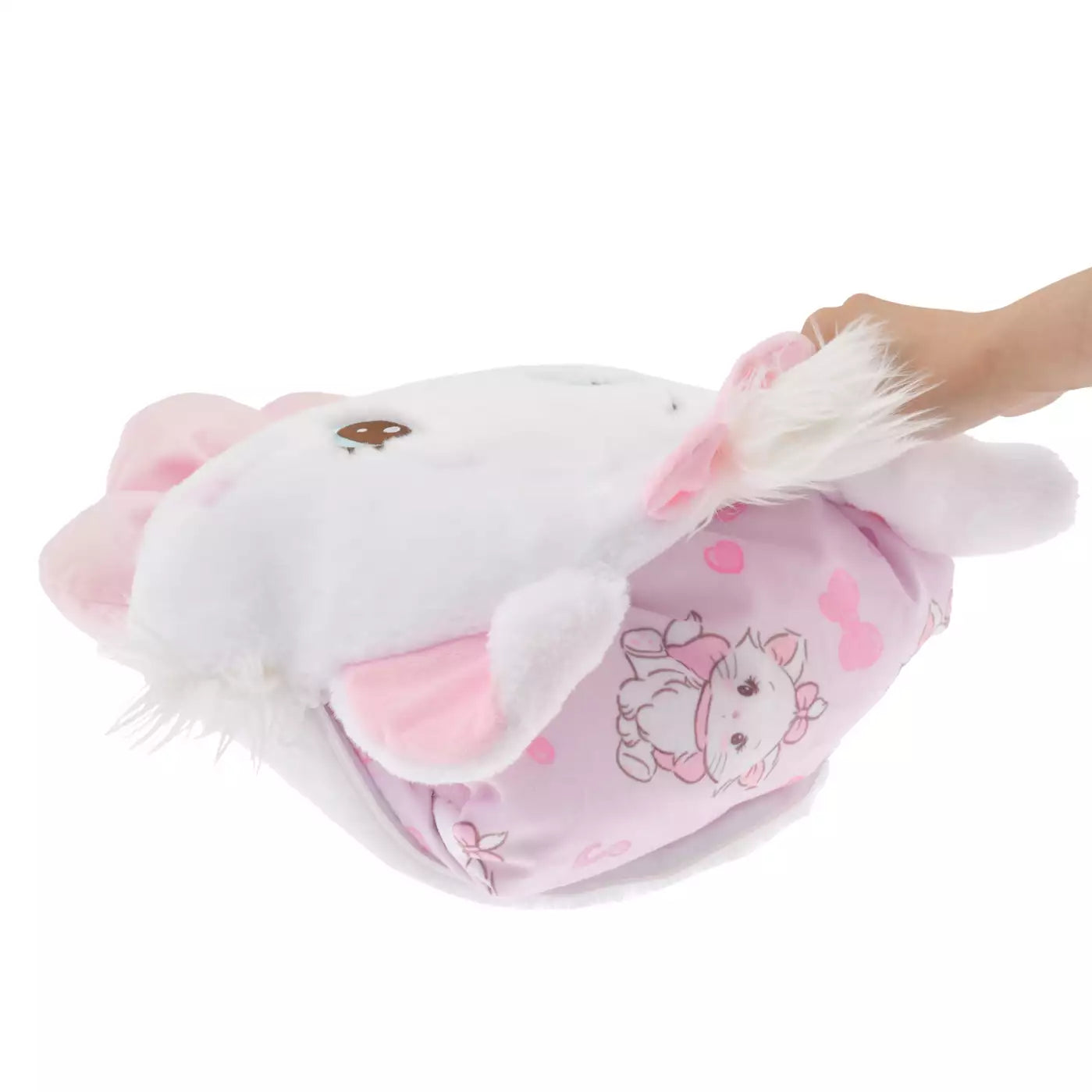 Disney | Marie Cat The Aristocats Blanket With Case 37×37×13Cm / 70×100Cm (Illustrated By Mikko)