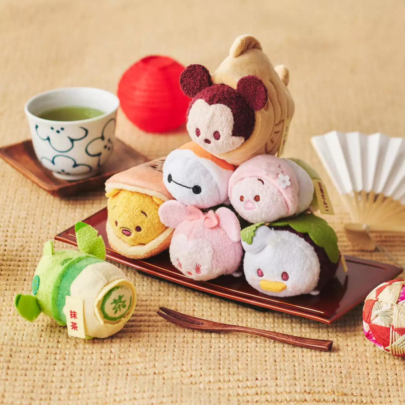 Disney | Tsum Mini Plush Minnie Mouse 5×5.5×9.8Cm (Sweets Sakuramochi)