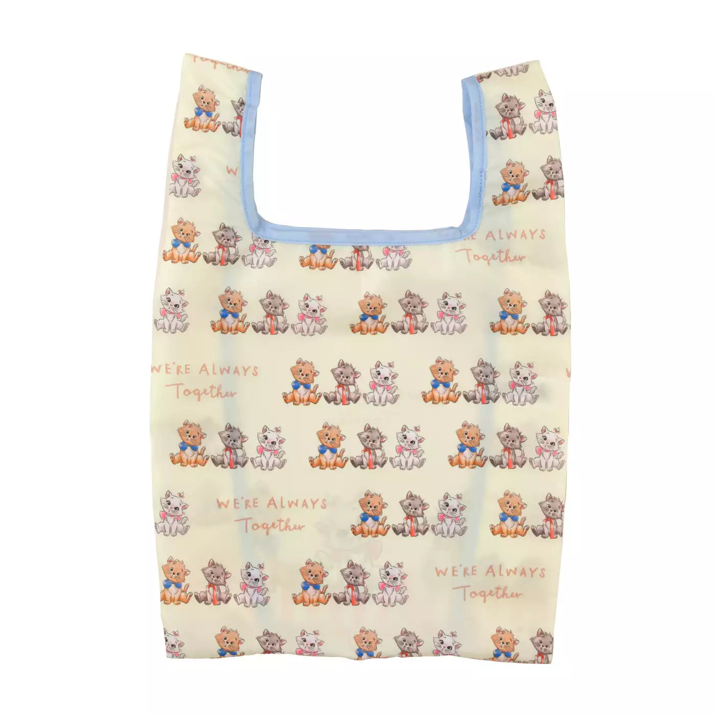 DISNEY | Aristocats Flodable Eco Bag Plush Keychain Marie Berlioz Toulouse H33×W30.5×D0.5cm (DISNEY CAT DAY 2025)