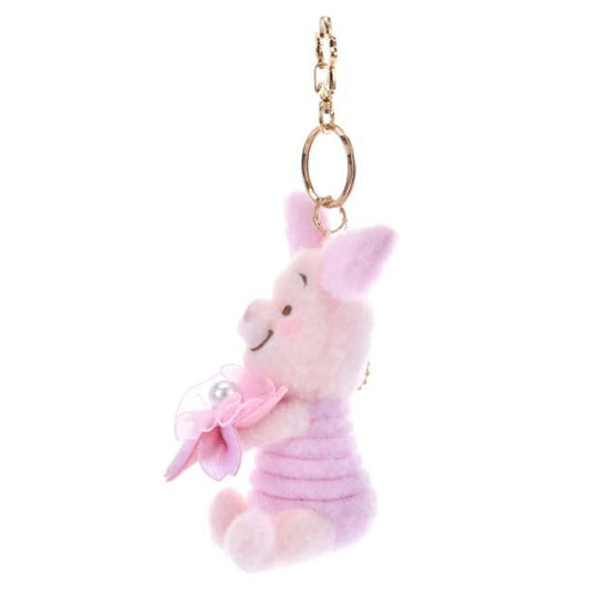 Disney | Tokyo Disney Store Winnie The Pooh Piglet Plush Keychain Mascot Holder 12.5×7.5×7.5Cm