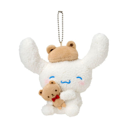 SANRIO | Cinnamoroll Mascot Holder Plush Keychain Bag Charm 145 x 144 x 84mm (With Bear)