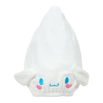 SANRIO | Cinnamoroll Face - Shaped Towel Cap 21.9 x 17.8 x 5.3cm