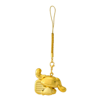 Sanrio | Cinnamoroll Netsuke Gold Color Charm W2.8×D2.6×H4.4Cm (Zodiac Fortune 2024 - Snake)