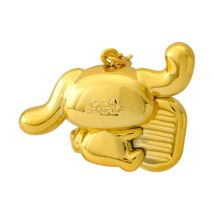 Sanrio | Cinnamoroll Netsuke Gold Color Charm W2.8×D2.6×H4.4Cm (Zodiac Fortune 2024 - Snake)