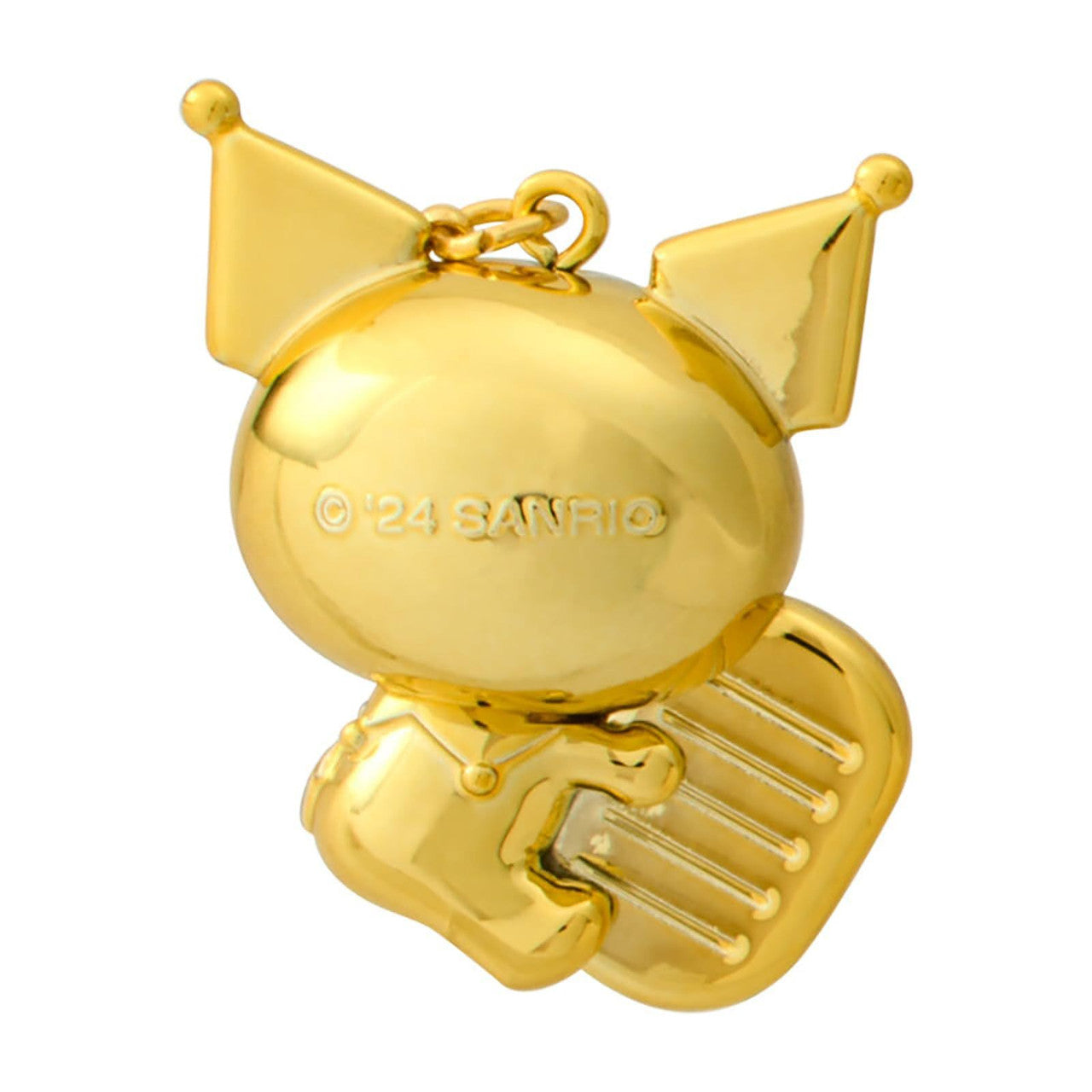 Sanrio | Kuromi Netsuke Gold Color Charm W2.8×D2.6×H4.4Cm (Zodiac Fortune 2024 - Snake)
