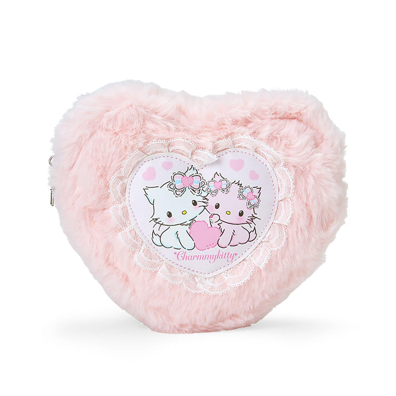 Sanrio Other Pouch (Heisei-Born Character Fluffy Heart) Charmmy Kitty