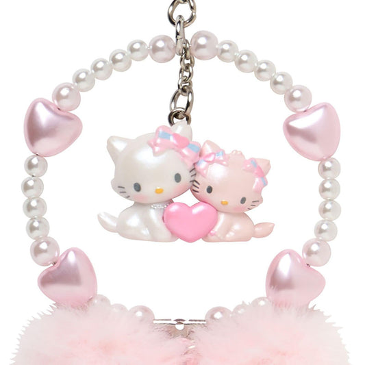 Sanrio | Charmmy Kitty Strap Phone Charm 5.3×2×17Cm (Heisei-Born Character Fluffy Heart)