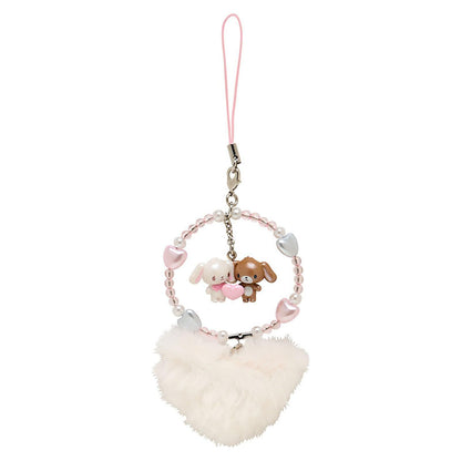 Sanrio | Sugarbunnies Strap Phone Charm 5.3×2×17Cm (Heisei-Born Character Fluffy Heart)
