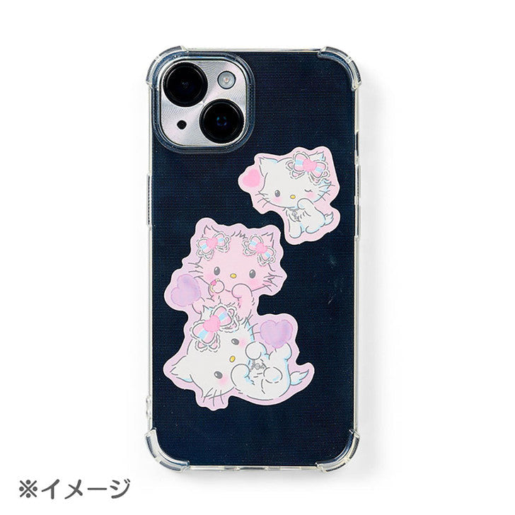 Sanrio | Charmmy Kitty Sticker Set 12×9.5×11Cm (Heisei-Born Character Fluffy Heart)