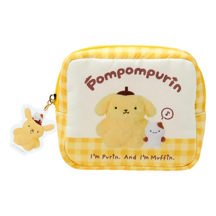 SANRIO | Pompompurin Pouch 188x134x62mm (Pompompurin 30th Anniversary Pompompurin From Back Then)