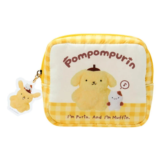 SANRIO | Pompompurin Pouch 188x134x62mm (Pompompurin 30th Anniversary Pompompurin From Back Then)