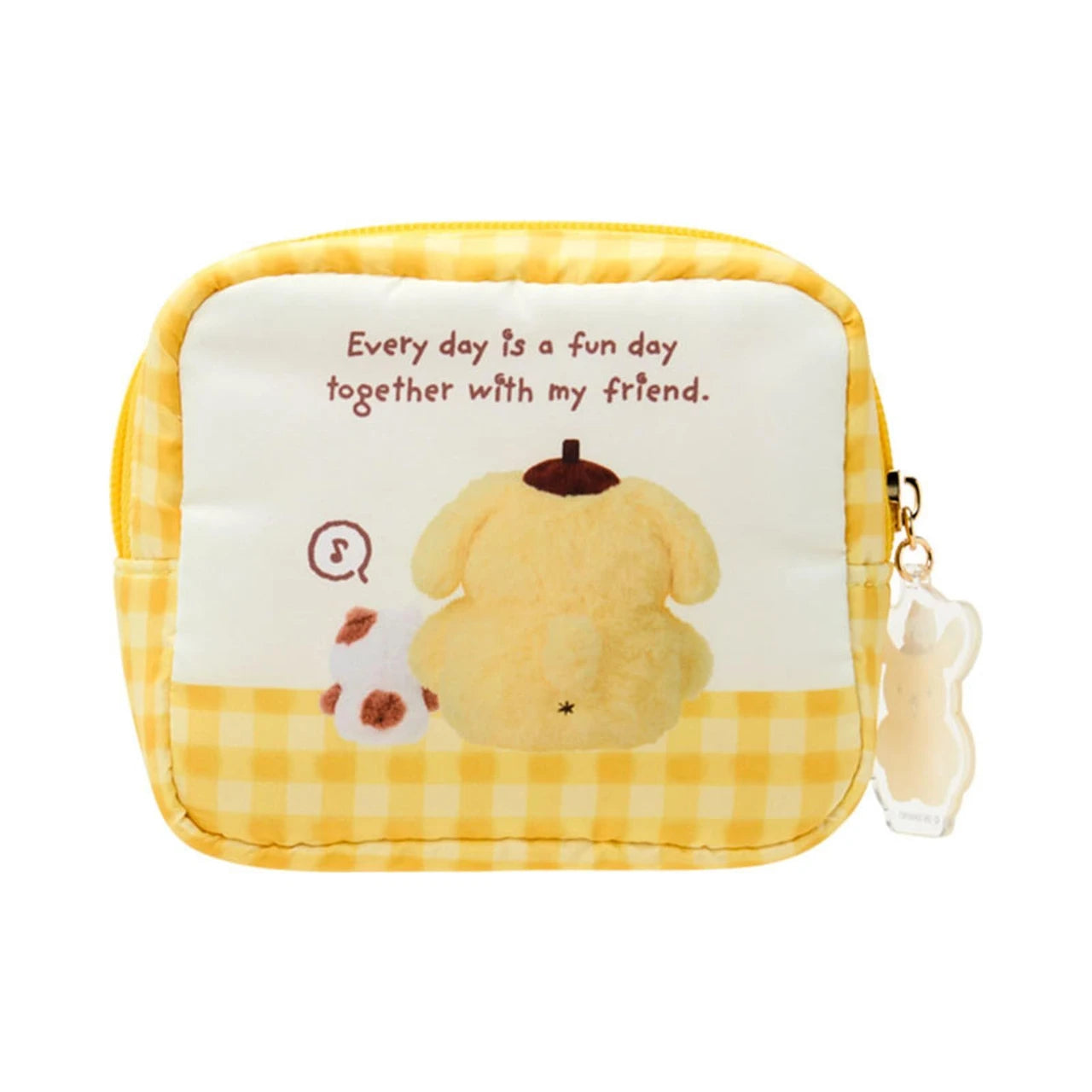 SANRIO | Pompompurin Pouch 188x134x62mm (Pompompurin 30th Anniversary Pompompurin From Back Then)
