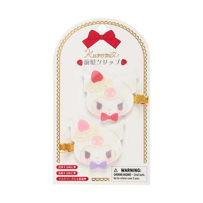 Sanrio | Kuromi Bangs Clip Hair Accessories 15.5 X 8.6 1.3Cm (Shortcake)