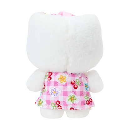 SANRIO | Hello Kitty Mascot Holder Plush Keychain Bag Charm 11.8 x 11.3 x 5.0cm (Minnano Quilt)