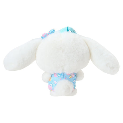 SANRIO | Cinnamoroll Mascot Holder Plush Keychain Bag Charm 11.8 x 11.3 x 5.0cm (Minnano Quilt)