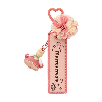 SANRIO | Marron Cream Figure Mascot Keychain & Logo Tag 125X72X28mm (Cheering Everyone On! Cheer Tales)