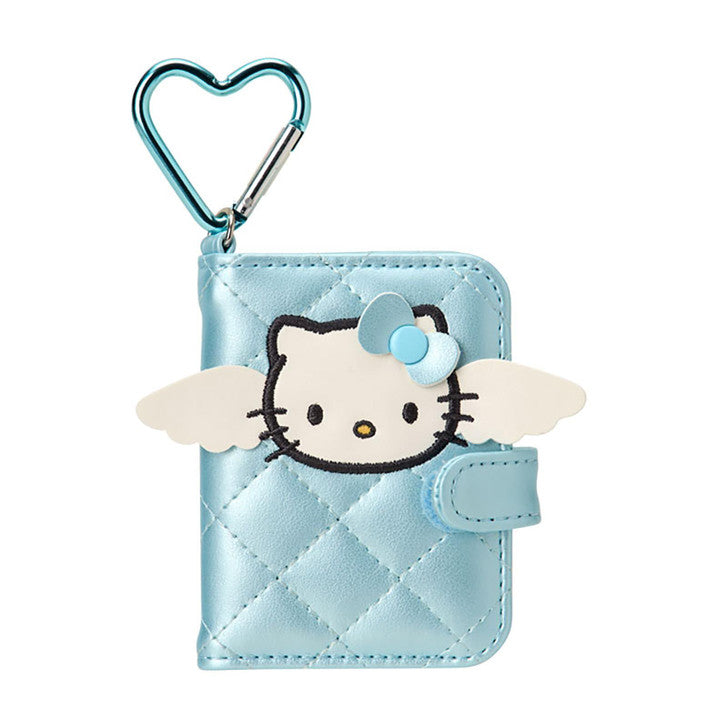 SANRIO | Hello Kitty Mini Double-sided Compact Mirror Notebook Style Keychain Blue 70×25×85mm (Miniature Quilt)