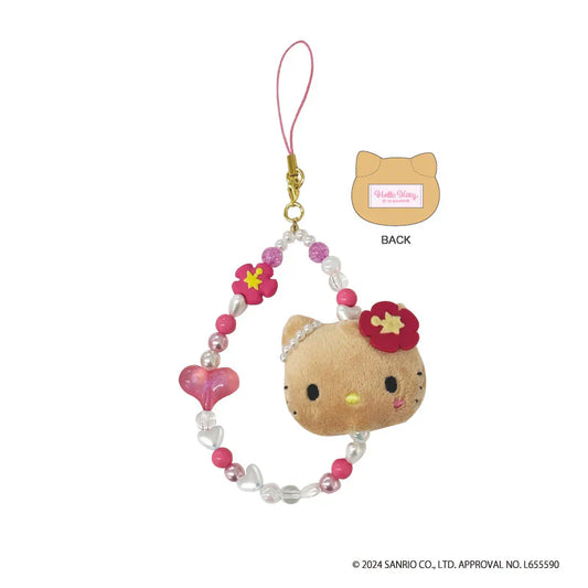 SANRIO | Hello Kitty Face Mascot Strap H150XW87mm (Suntanned)