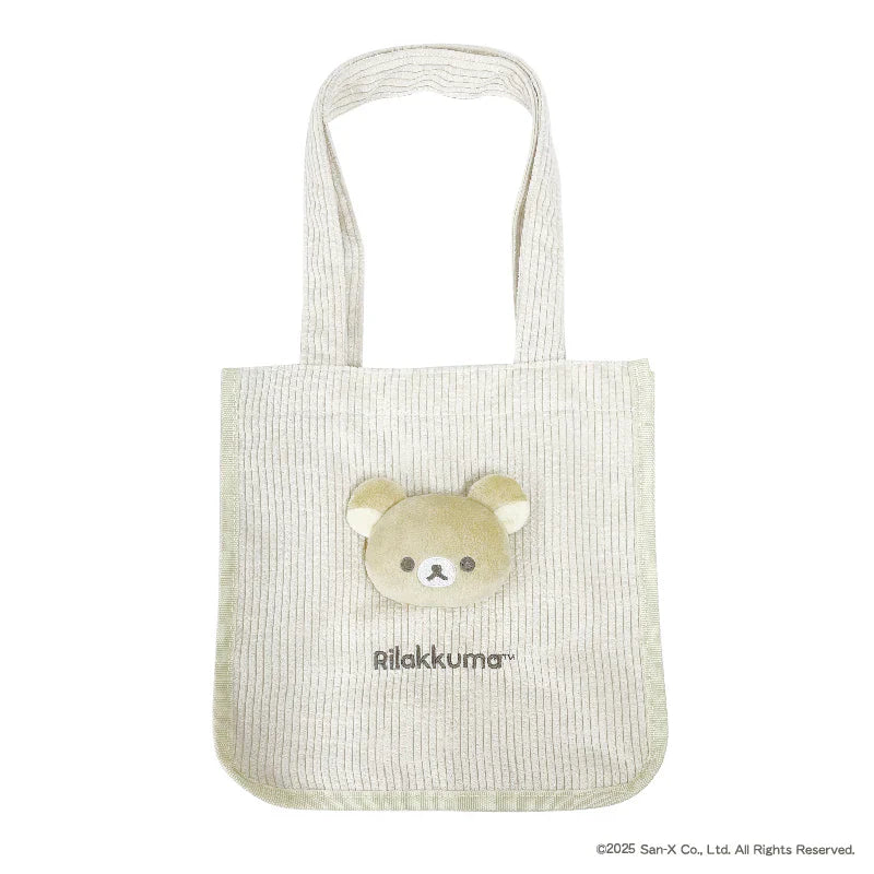 SAN X | Rilakkuma Beige Tote Bag 250×250×125mm (BASIC RILAKKUMA Favorite Things)