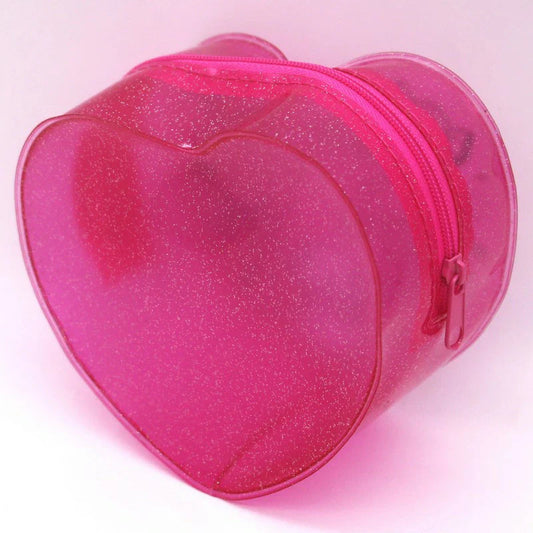 SANRIO | My Melody Heart Shaped Clear Pouch with Zipper 115×120×65mm
