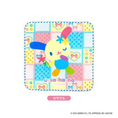 SANRIO | Usahana Mini Hand Towel 100% Cotton 250×250×3mm (Colorful)