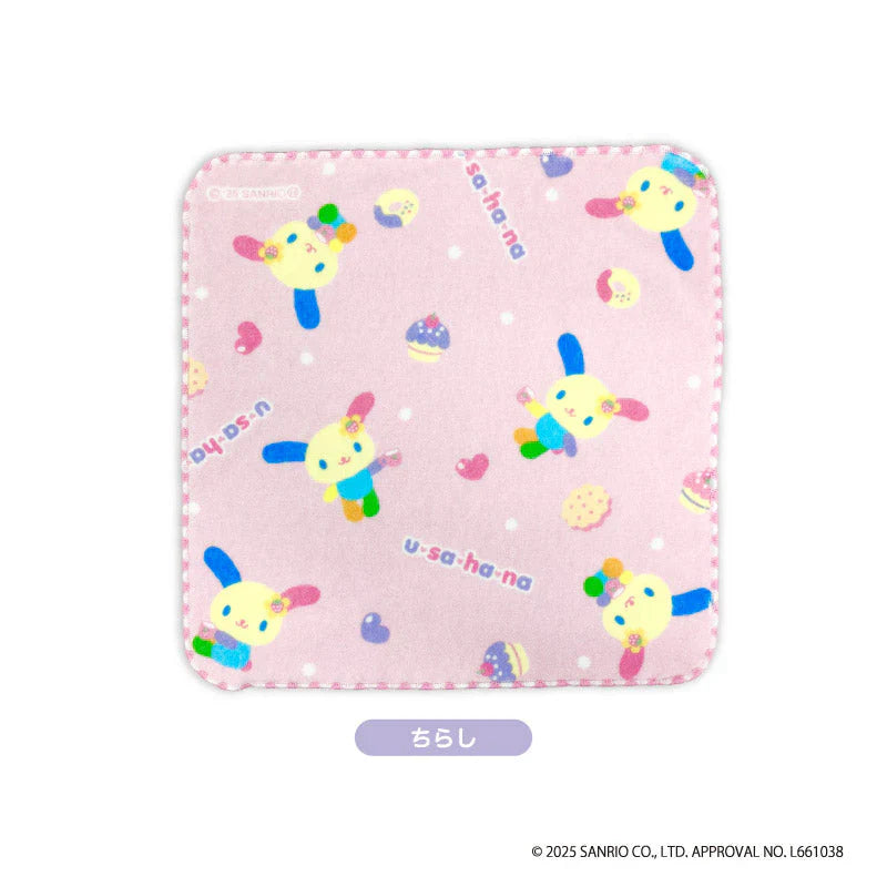 SANRIO | Usahana Mini Hand Towel 100% Cotton 250×250×3mm (Colorful)