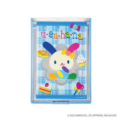 SANRIO | Usahana Compact Mirror 83x57x7mm (Blue)