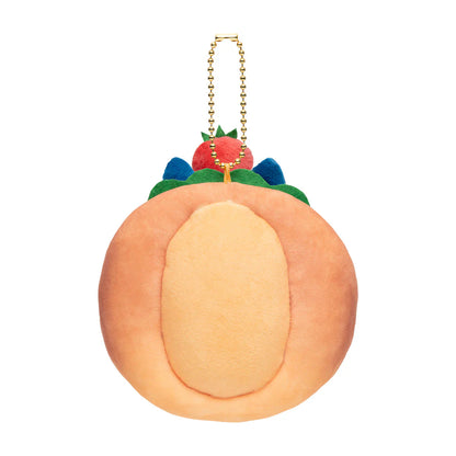 CHIIKAWA | Hachiware Mascot Holder Plush Keychain Bag Charm 120×100×50mm (Sandwich/Hot Dog)