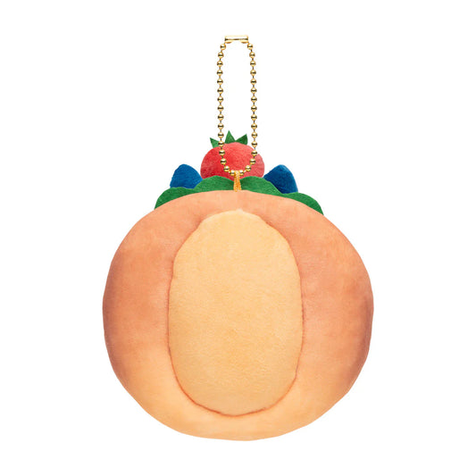 CHIIKAWA | Hachiware Mascot Holder Plush Keychain Bag Charm 120×100×50mm (Sandwich/Hot Dog)