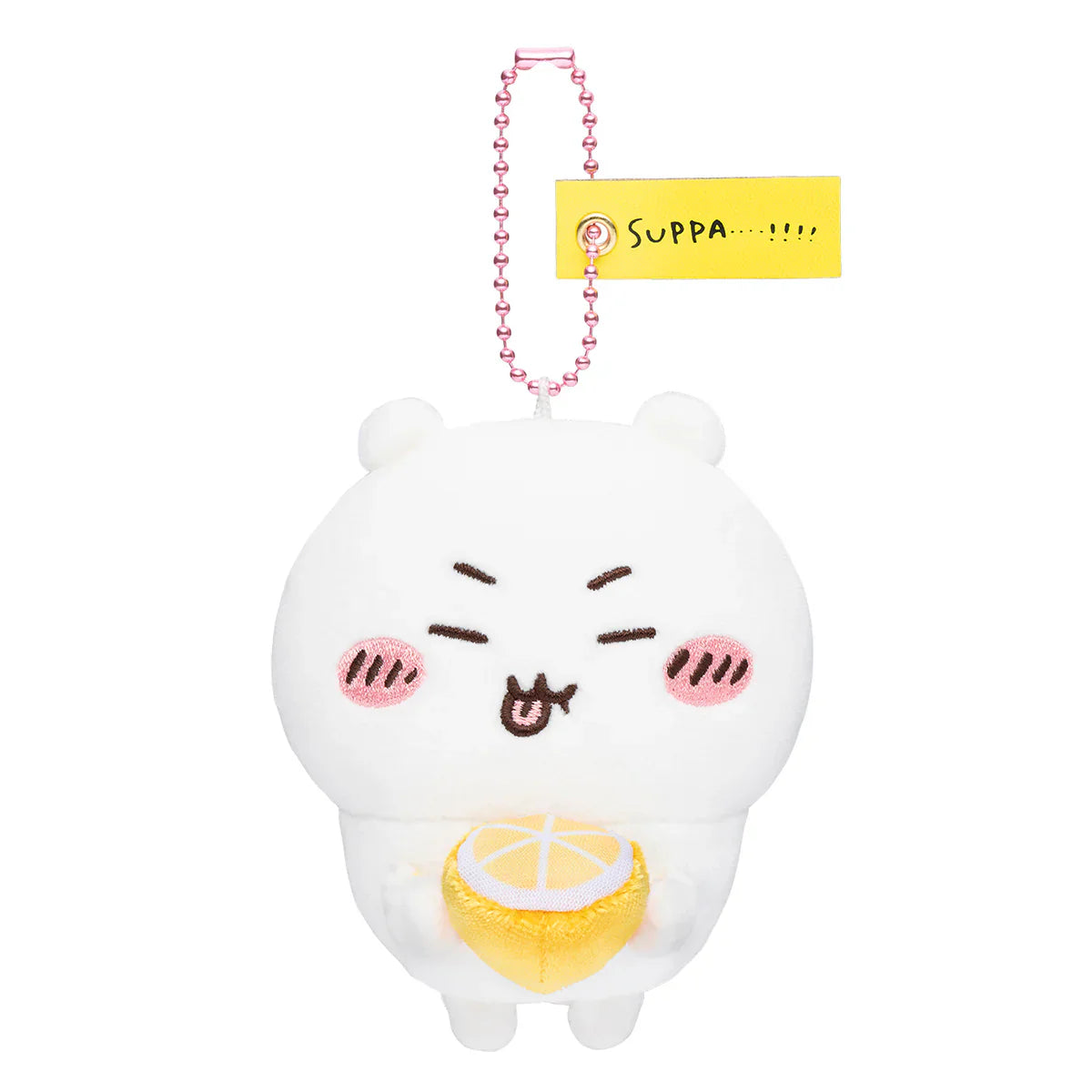 Chiikawa | Plush Mascot Holder Keychain H110×W85×D80Mm (Suppa・・・・・！！！！) Chiikawa吉伊/小白
