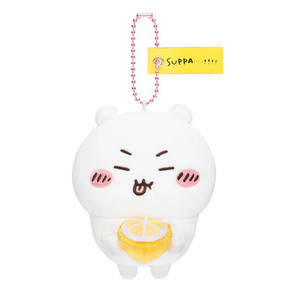 Chiikawa | Plush Mascot Holder Keychain H110×W85×D80Mm (Suppa・・・・・！！！！) Chiikawa吉伊/小白