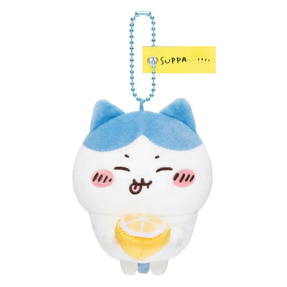 Chiikawa | Plush Mascot Holder Keychain H110×W85×D80Mm (Suppa・・・・・！！！！) Hachiware 八字喵/小八/小蓝