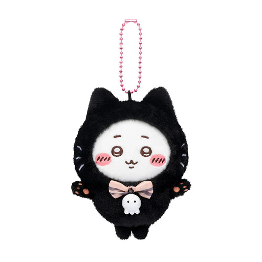 Chiikawa | Mascot Holder Plush Keychain H120×W90×D70Mm (Black Cat)