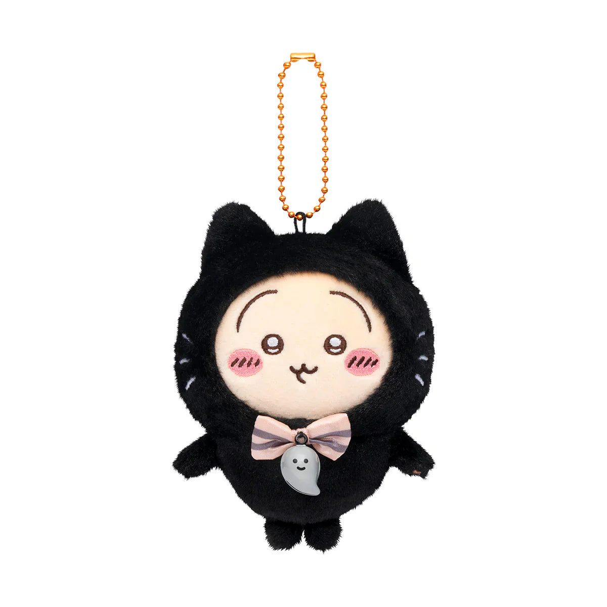 【Limit 1/Customer】Chiikawa | Mascot Holder Plush Keychain Usagi H120×W85×D70Mm (Black Cat)