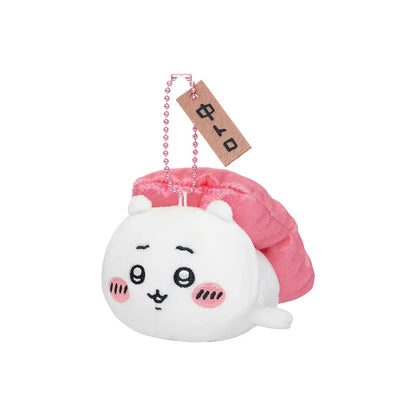 Chiikawa | Sushi Mascot Holder Plush Keychain H80×W80×D115Mm (Chiikawa/Chū Toro)